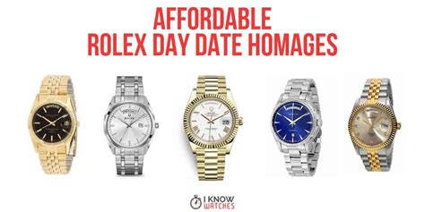 rolex day date homage